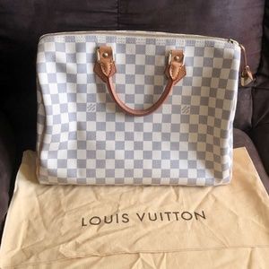 Louis Vuitton Damier Azur Speedy 35
